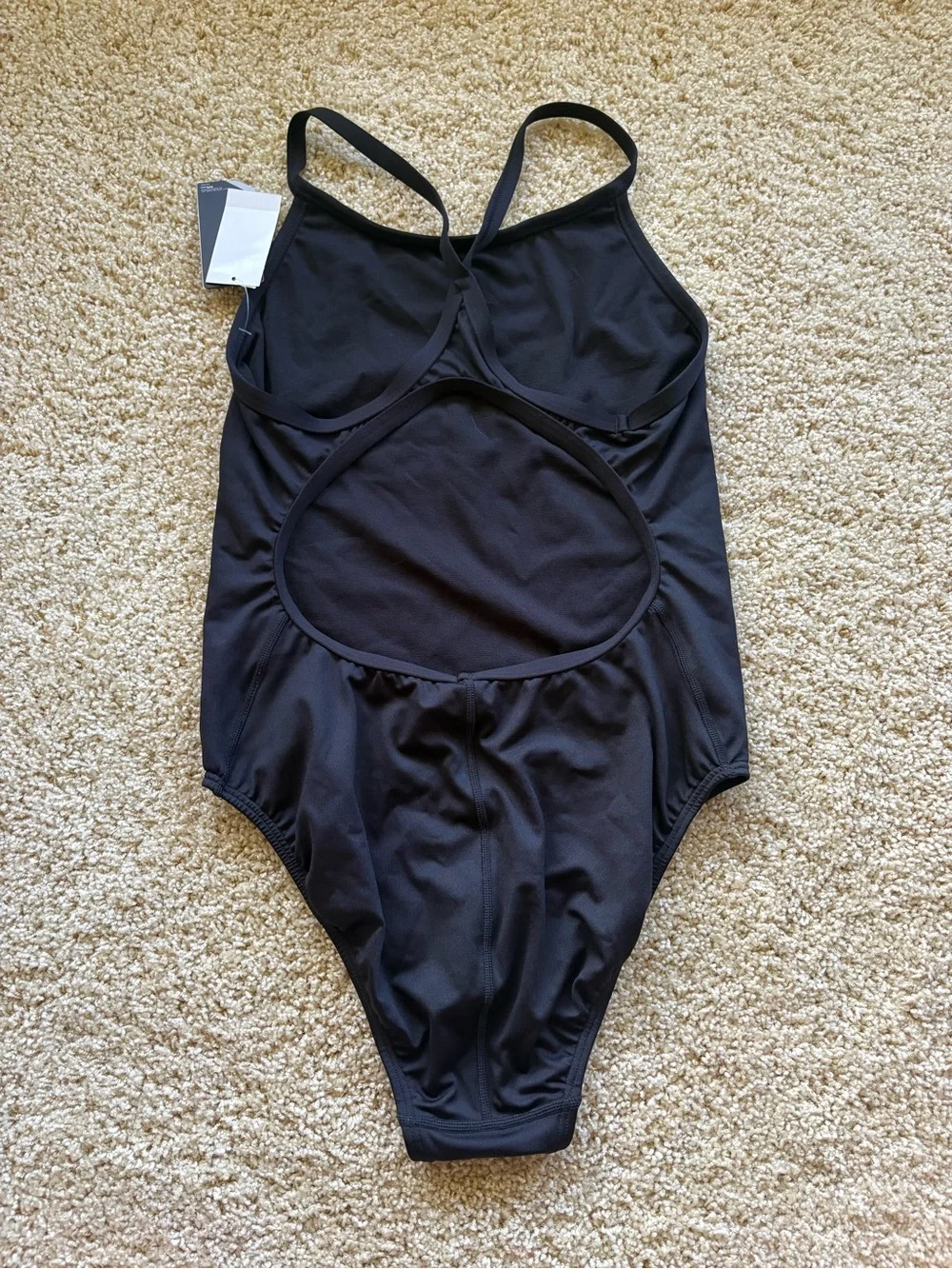 TYR Durafast Elite Diamondfit‎ One Piece Swimsuit Black Size 40 Chlorine Proof